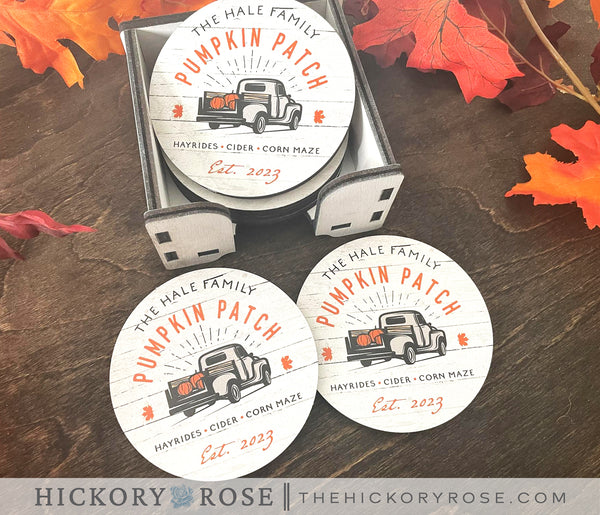 Pumpkin Patch | Coaster Set
