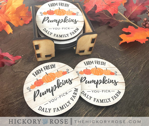 Pumpkin Picking | Coaster Set