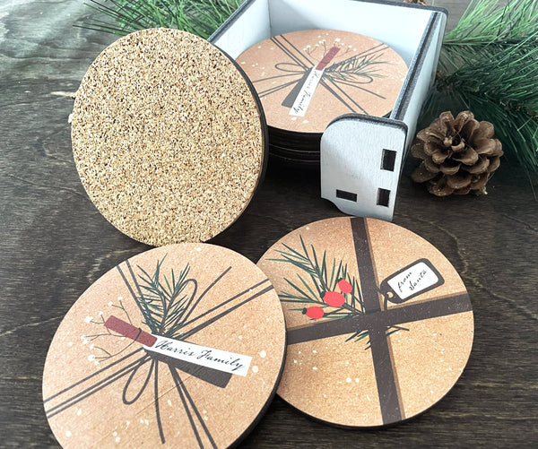Rustic Wrapping | Coaster Set