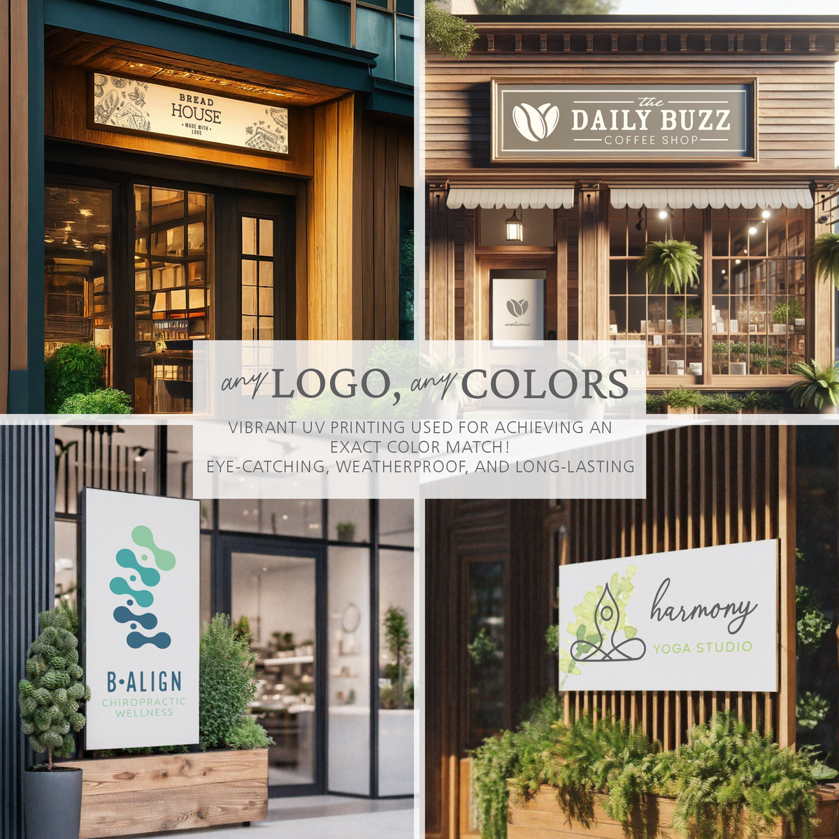 Shop PVC Logo Sign – Durable Storefront Sign | Hickory Rose