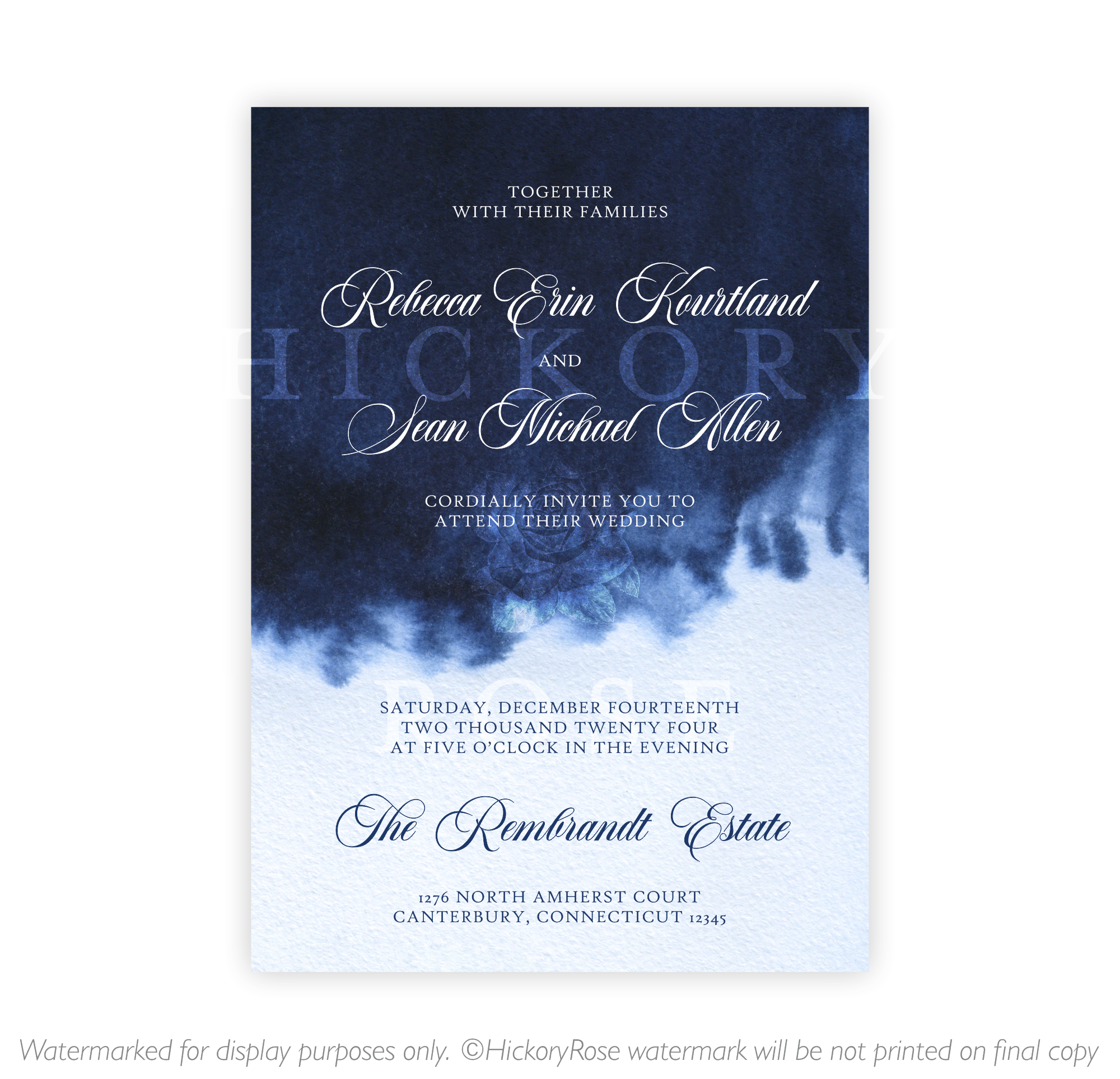 Elegant Watercolor | Wedding Invitation