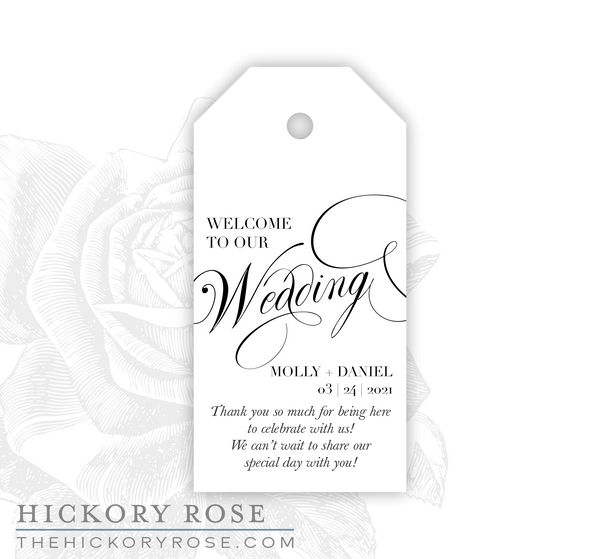 Elegant Welcome | Gift & Favor Tags
