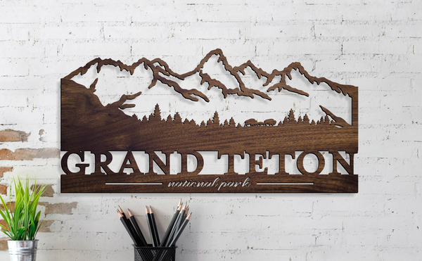 Grand Teton | National Park Sign