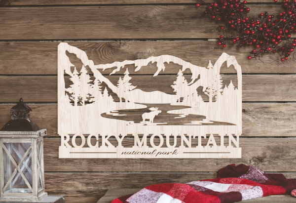 Rocky Mountains | National Park Sign