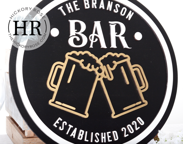 Bar Welcome | Wood Sign