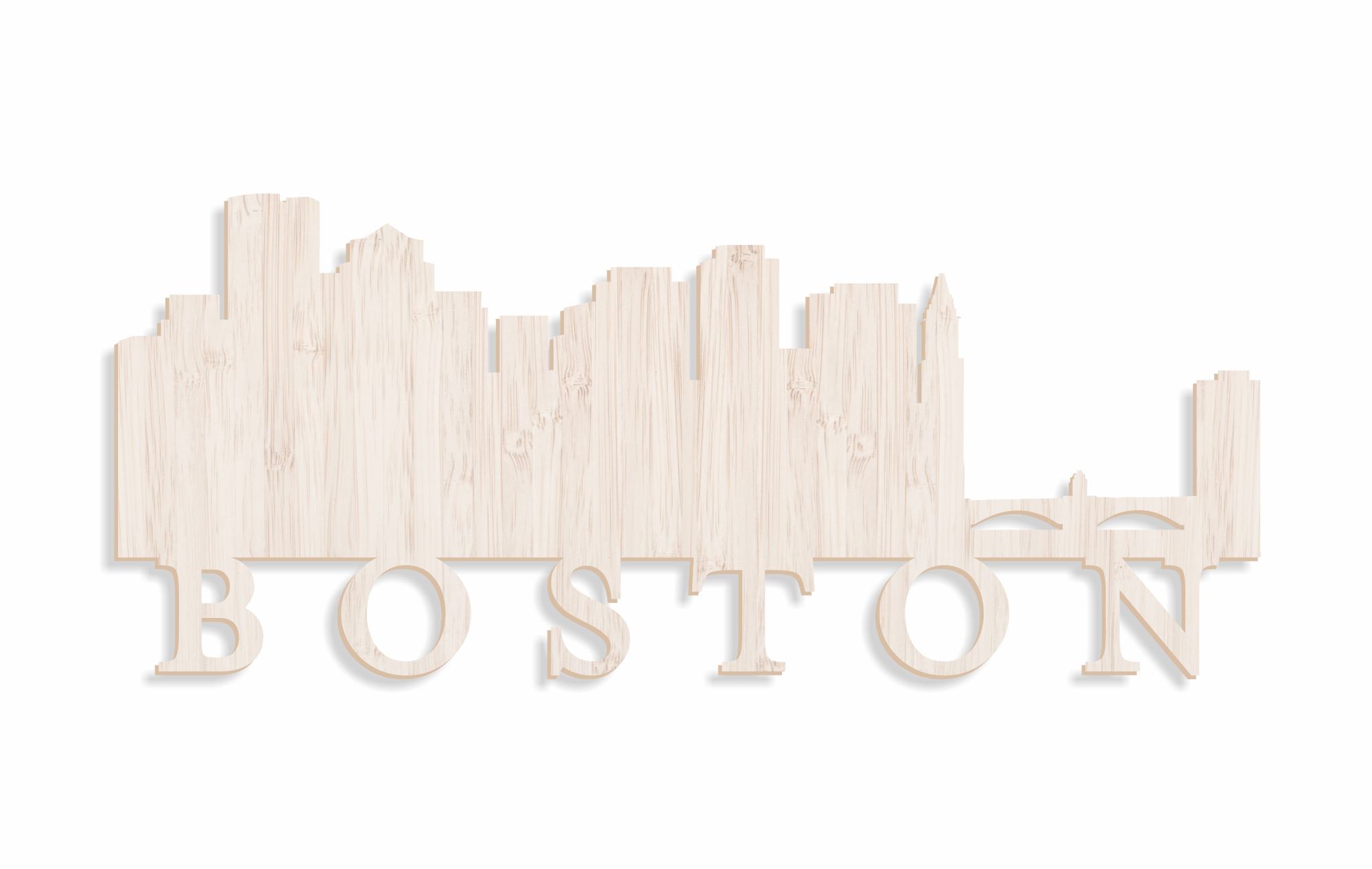Boston, MA | Skyline Cutout