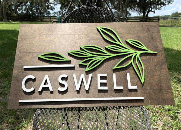 Leaves of Green | Wood Sign