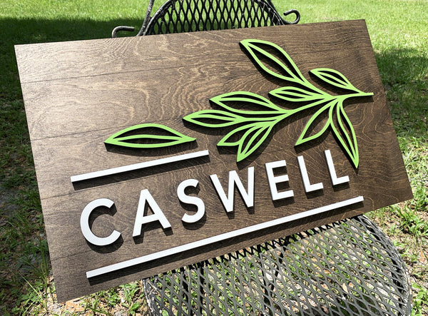 Leaves of Green | Wood Sign