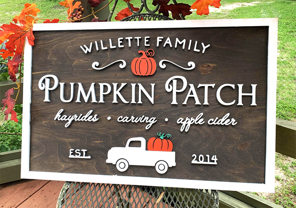 Pumpkin Patch | Wood Sign