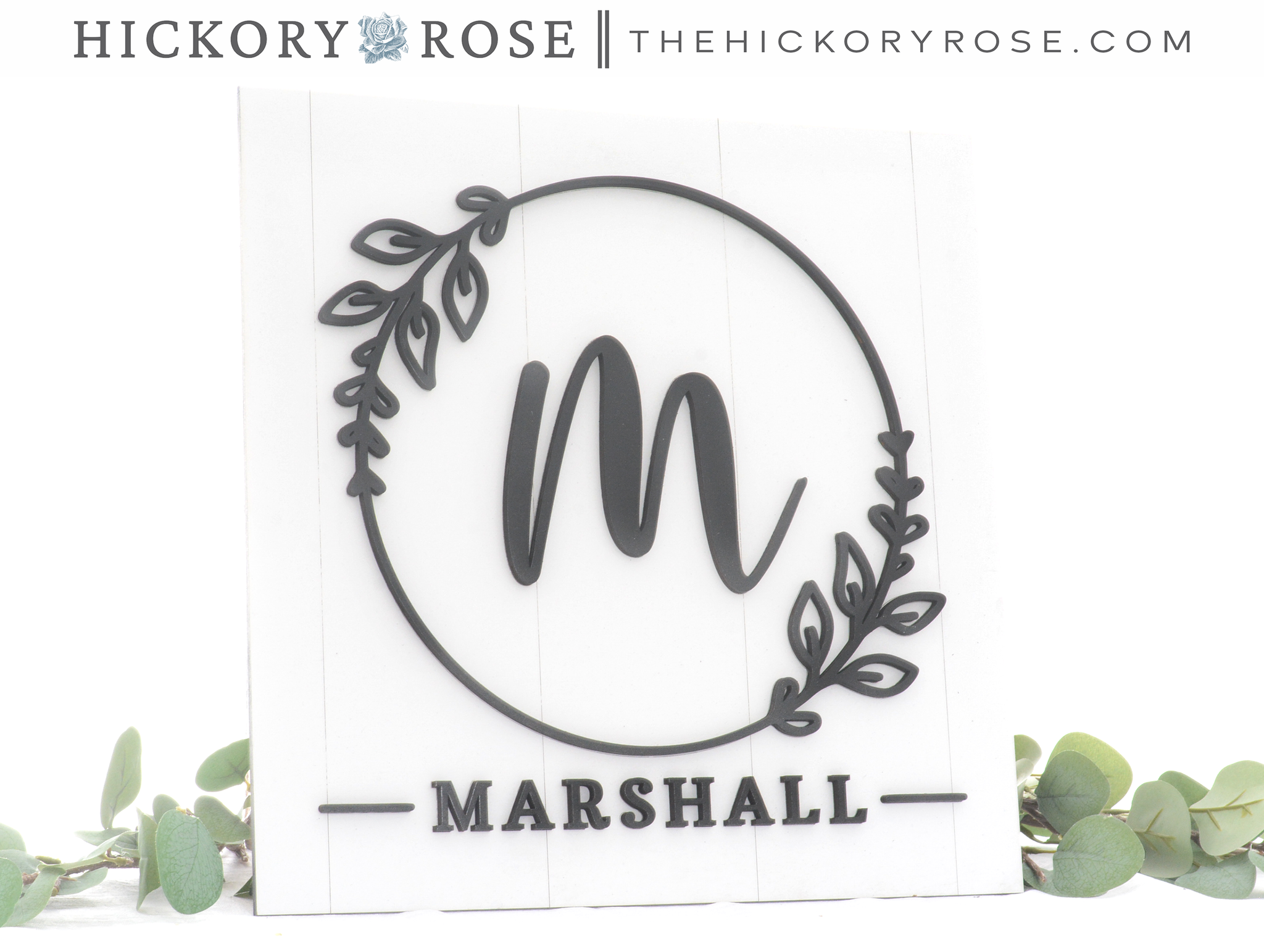 Family Monogram | Wood Sign