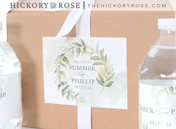 Romantic Greenery | Favor Box Sets