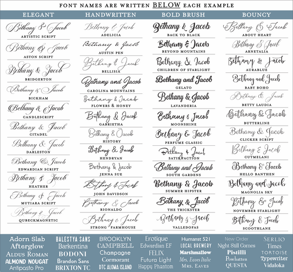 Wreathed Initial | Water Bottle Labels