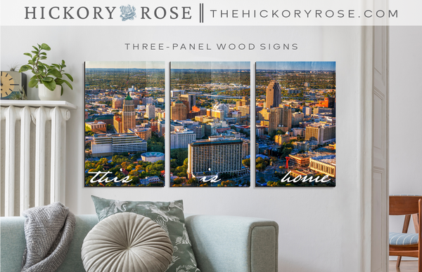 Texas Skylines | 3-Panel Sign