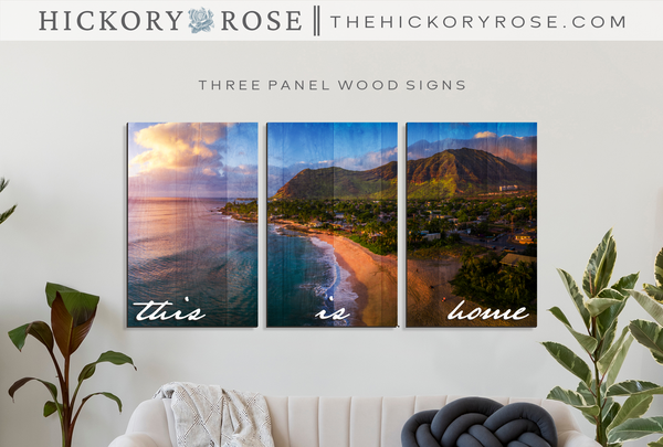 Hawaii Landscapes | 3-Panel Sign