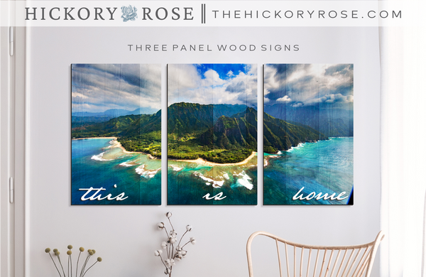 Hawaii Landscapes | 3-Panel Sign