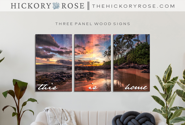 Hawaii Landscapes | 3-Panel Sign