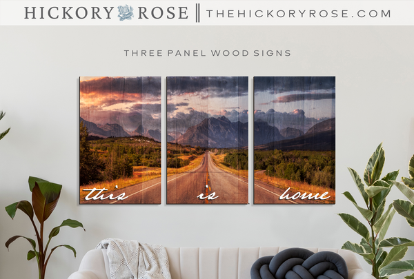 Rocky Mountains | 3-Panel Sign