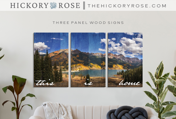Rocky Mountains | 3-Panel Sign