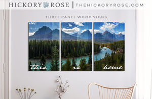 Rocky Mountains | 3-Panel Sign