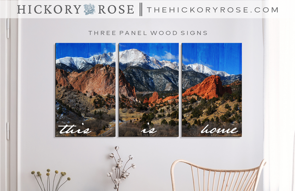 Rocky Mountains | 3-Panel Sign