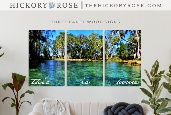 Florida Springs | 3-Panel Sign