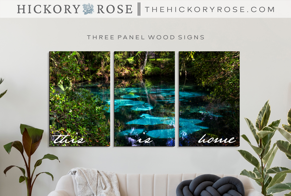 Florida Springs | 3-Panel Sign