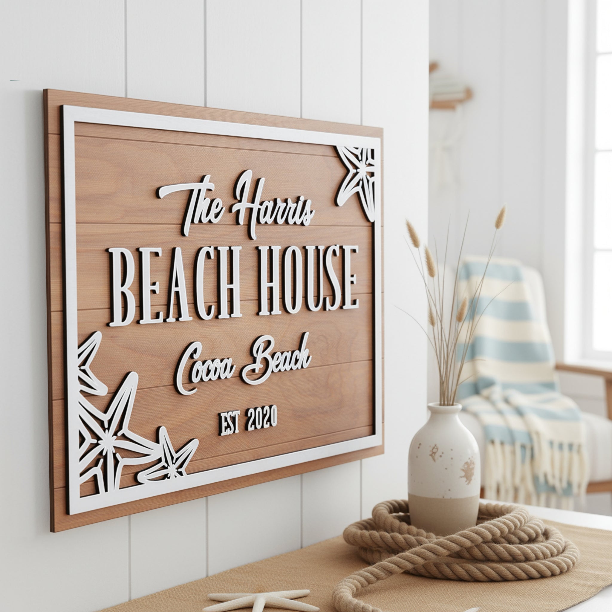 Starfish | Beach House Sign