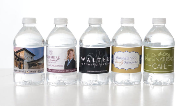 Logo Water Bottle Labels