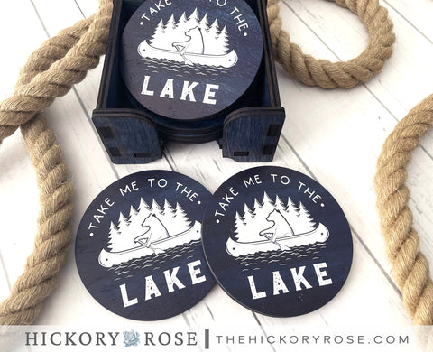 Paddling Bear | Coaster Set