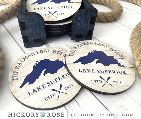 Lake Silhouette | Coaster Set
