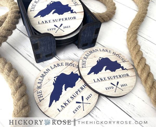 Lake Silhouette | Coaster Set