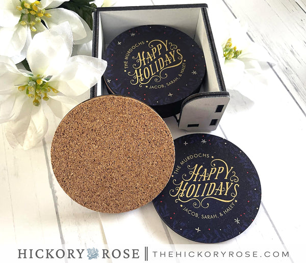 Festive Deer | Coaster Set