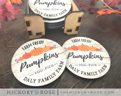 Pumpkin Picking | Coaster Set