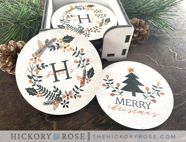 Gold & Green | Coaster Set