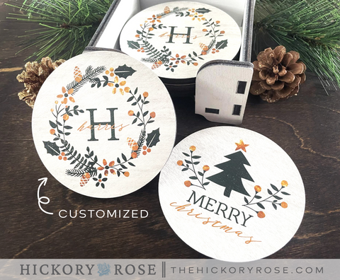 Gold & Green | Coaster Set