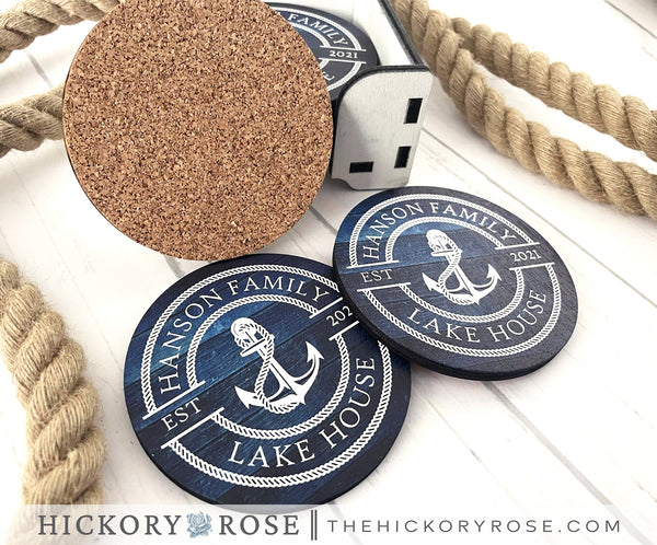 Nautical Anchor | Coaster Set