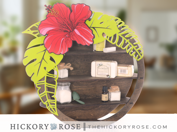 Tropical Hibiscus | Display Shelf