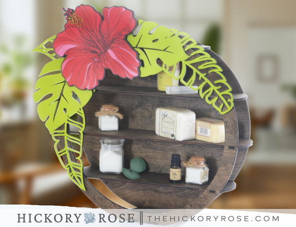 Tropical Hibiscus | Display Shelf