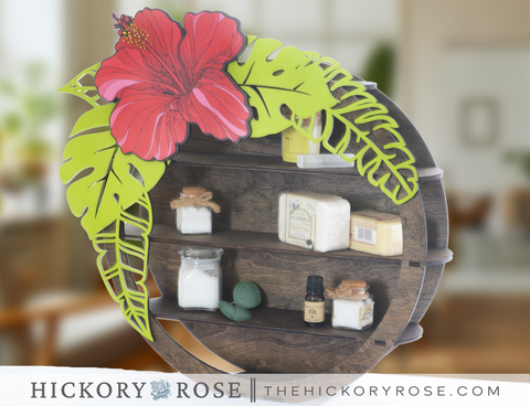 Tropical Hibiscus | Display Shelf