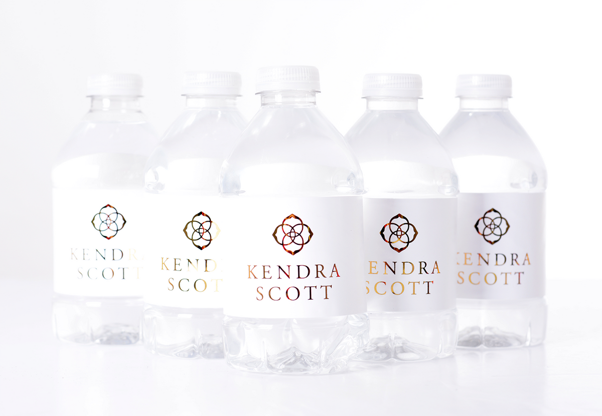 Metallic Foil Logo Water Labels – Hickory Rose