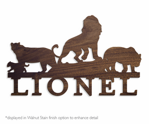 Lion Pride | Custom Name Sign