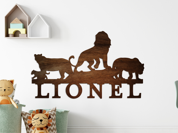 Lion Pride | Custom Name Sign