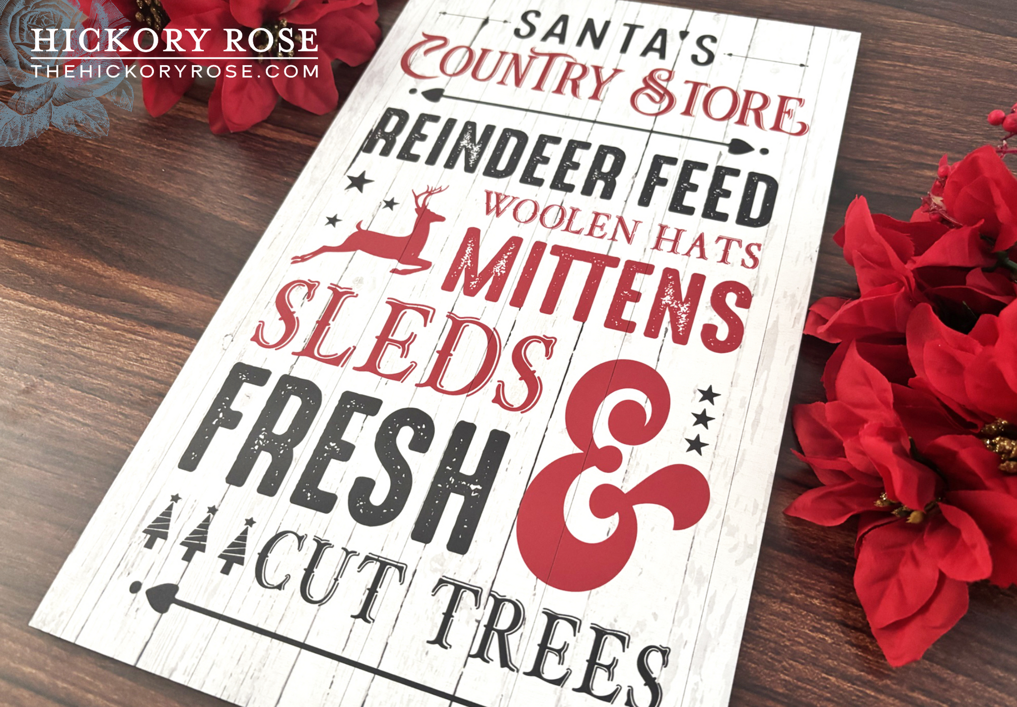 Santa's Store | Wood Christmas Sign