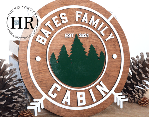 Forest Cabin | Wood Sign