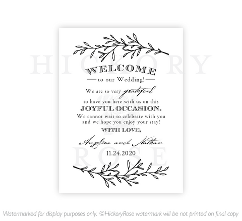 Farmhouse Style | Welcome Notes