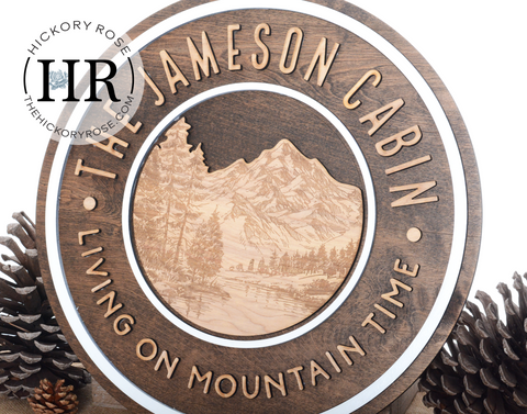 Mountain View | Wood Sign