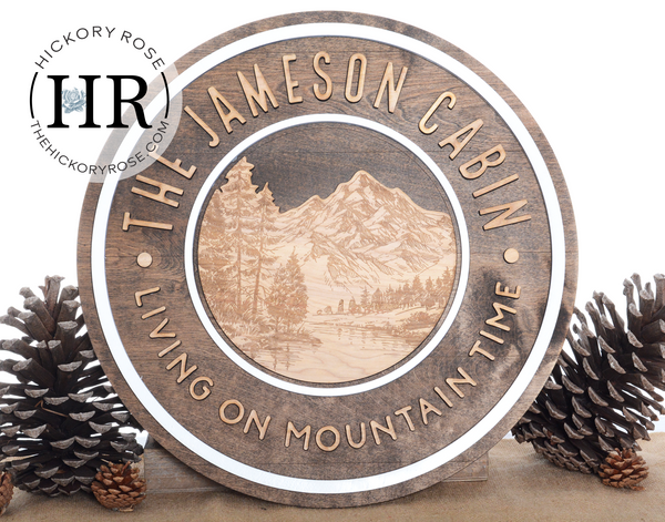 Mountain View | Wood Sign