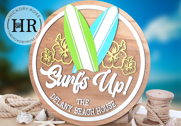 Surf's Up | Wood Sign