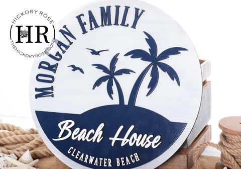 Palm Trees | Wood Sign
