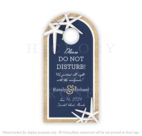Burlap & Starfish | Door Hangers